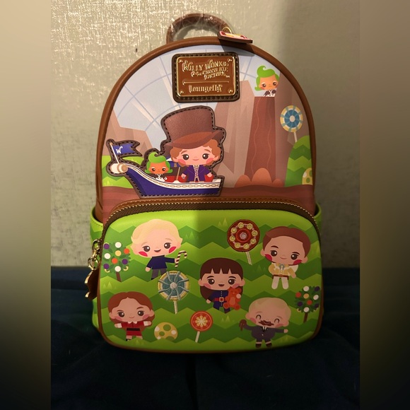 Disney Handbags - Disney Willy Wonka & The Chocolate Factory Loungefly!🤎🍭 🍬🍭🤎🍭🍬🍭🤎🍭🍬🍭🤎